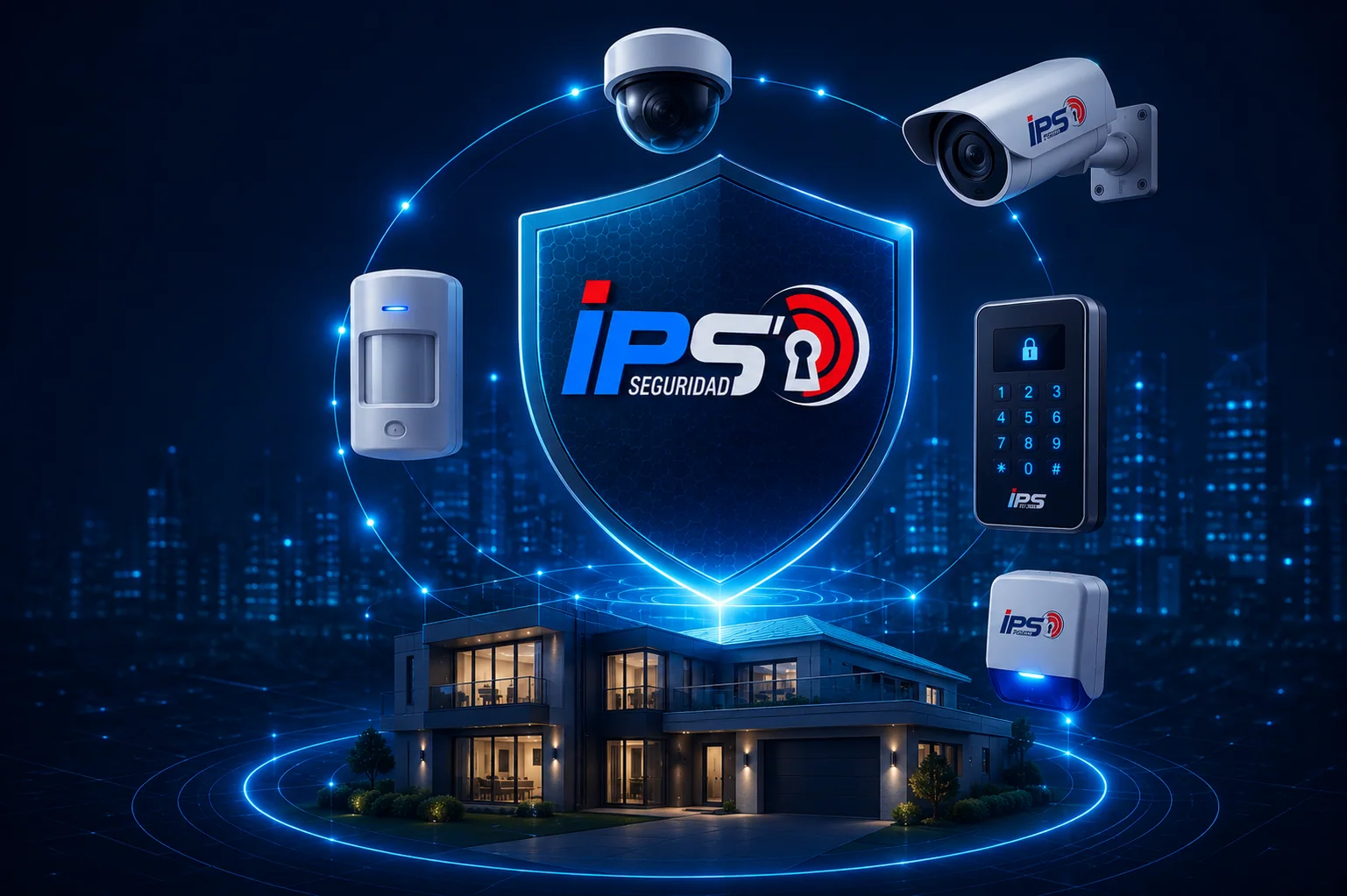 Contacto con IPS Seguridad para proteger vivienda o negocio