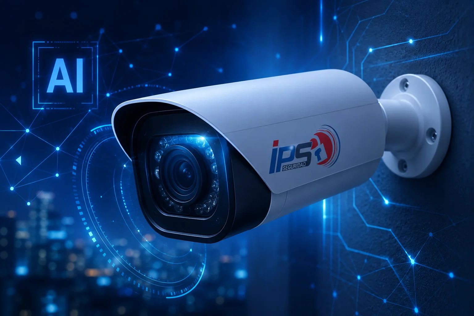 Camara de videovigilancia IPS Seguridad con analitica inteligente